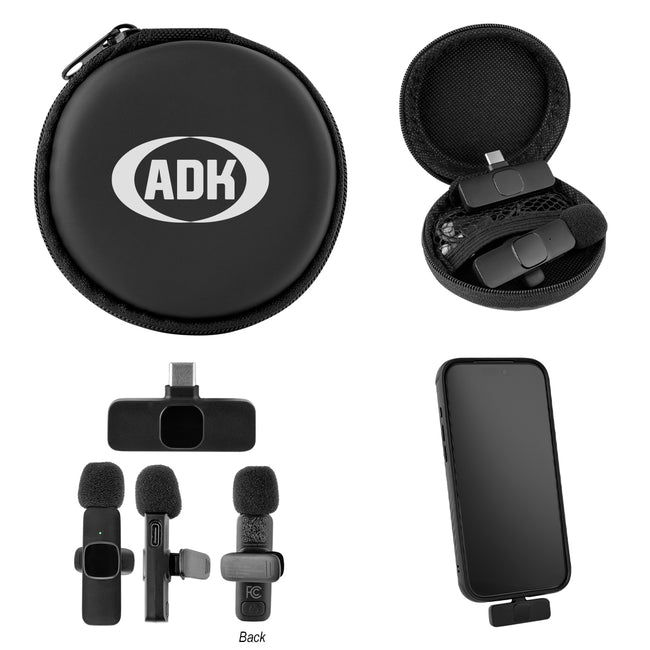 Wireless Lavalier Microphone with Case