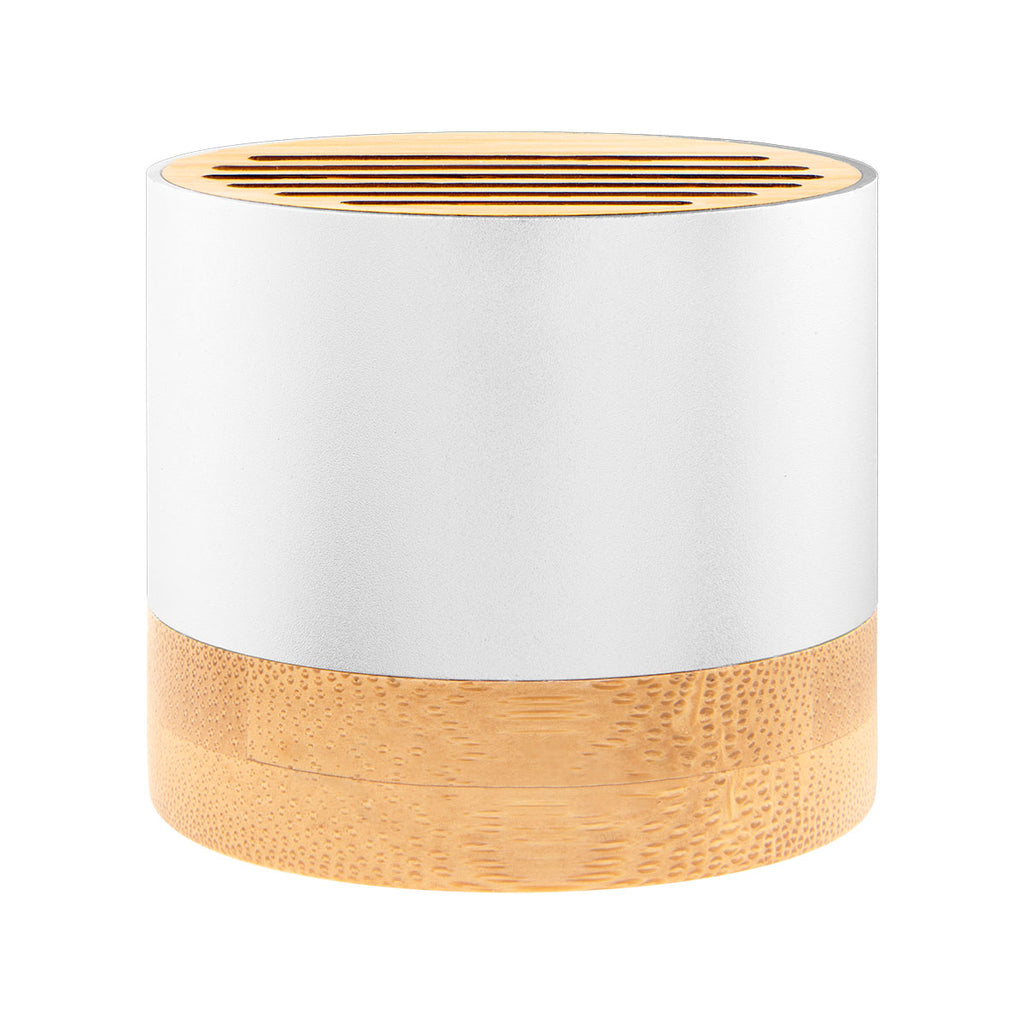 Wireless Speaker in Recycled Aluminum - Silver - Back