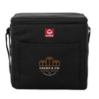 Wolverine Canvas Lunch Cooler for 24 Cans Transfer - Black - Front
