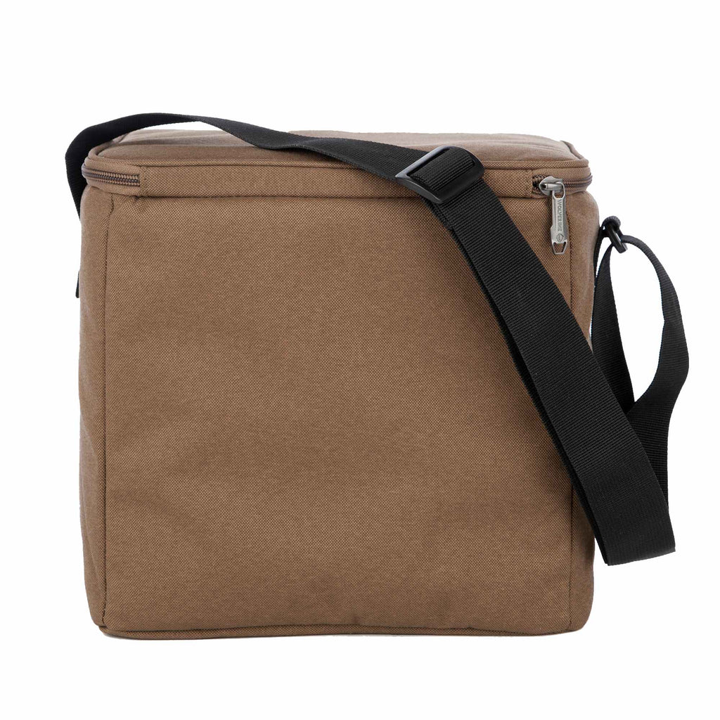 Wolverine Canvas Lunch Cooler for 24 Cans Transfer - Chestnut - Back