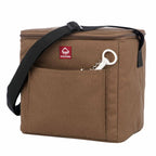 Wolverine Canvas Lunch Cooler for 24 Cans Transfer - Chestnut - Left Angle 2