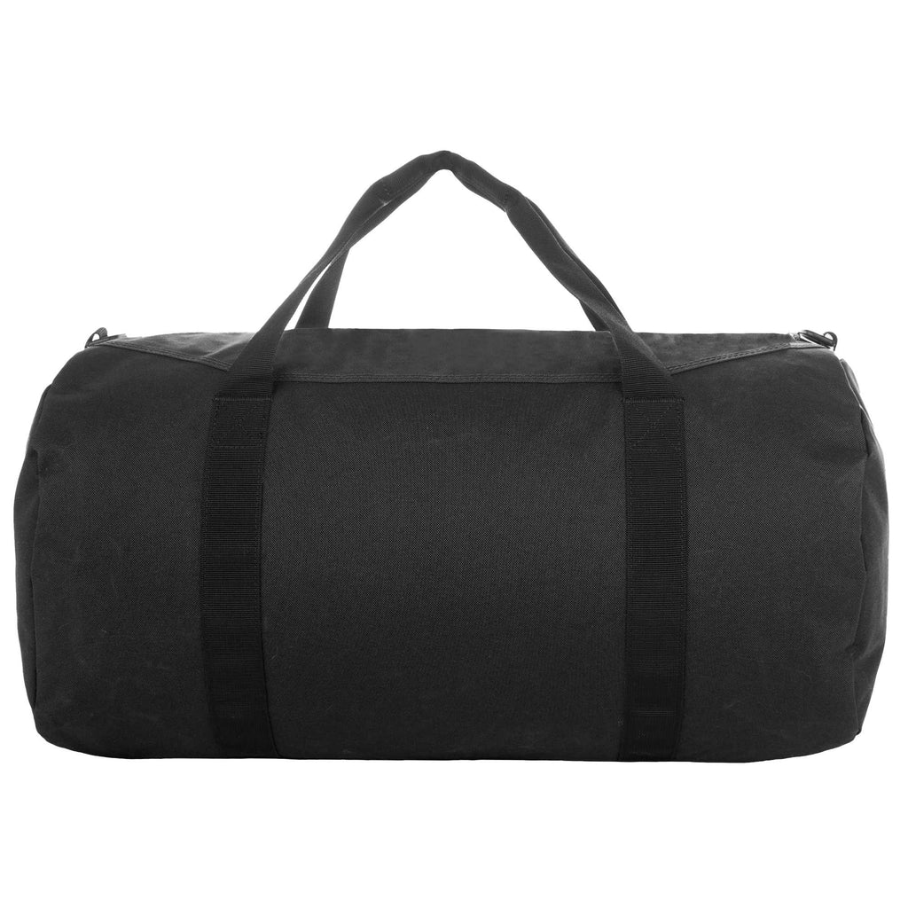 Wolverine Center Zip Canvas Duffel Bag, 22 Inches Embroidery - Black - Back
