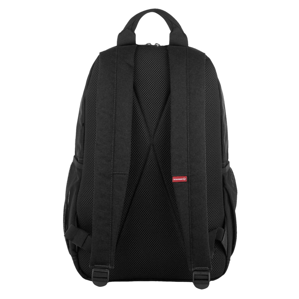 Wolverine Laptop Backpack, 23L Embroidery - Black - Back
