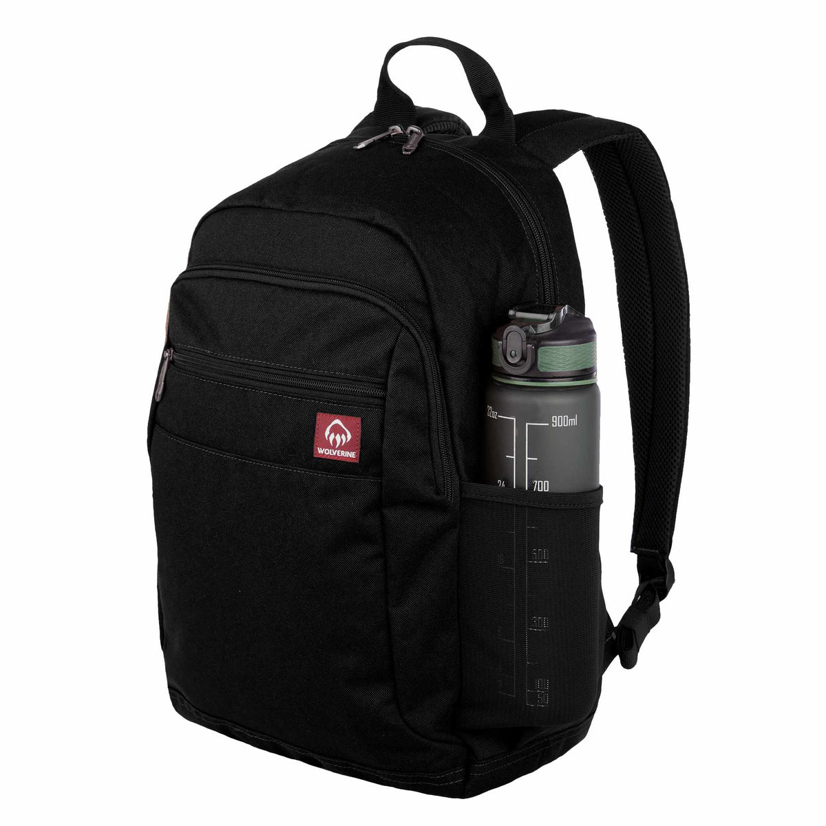 Wolverine Laptop Backpack, 23L Transfer - Black - Left Angle