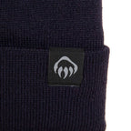 Wolverine Rib Knit Watch Cap, Made in USA Embroidery - Dark Navy - Detail