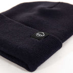 Wolverine Rib Knit Watch Cap, Made in USA Embroidery - Dark Navy - Right Angle 2