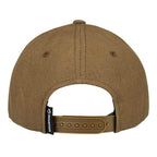 Wolverine Six Panel Cap, Grey Claw Label Embroidery - Chestnut - Back