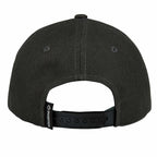 Wolverine Six Panel Cap, Grey Claw Label Embroidery - Onyx - Back
