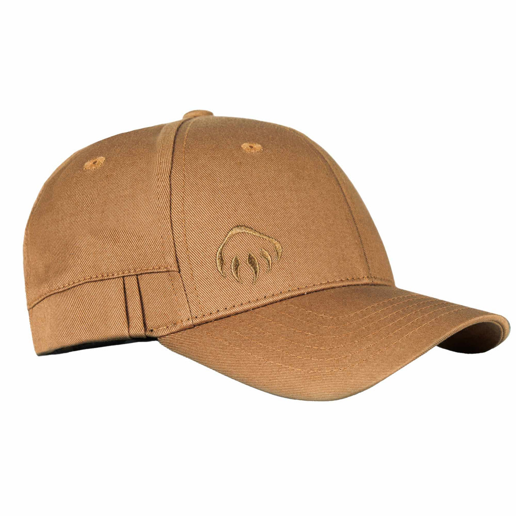 Wolverine Six Panel Cap with Pencil Sleeve Embroidery - Cedar - Left Angle 2