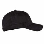 Wolverine Six Panel Cap with Pencil Sleeve Embroidery - True Black - Right Side