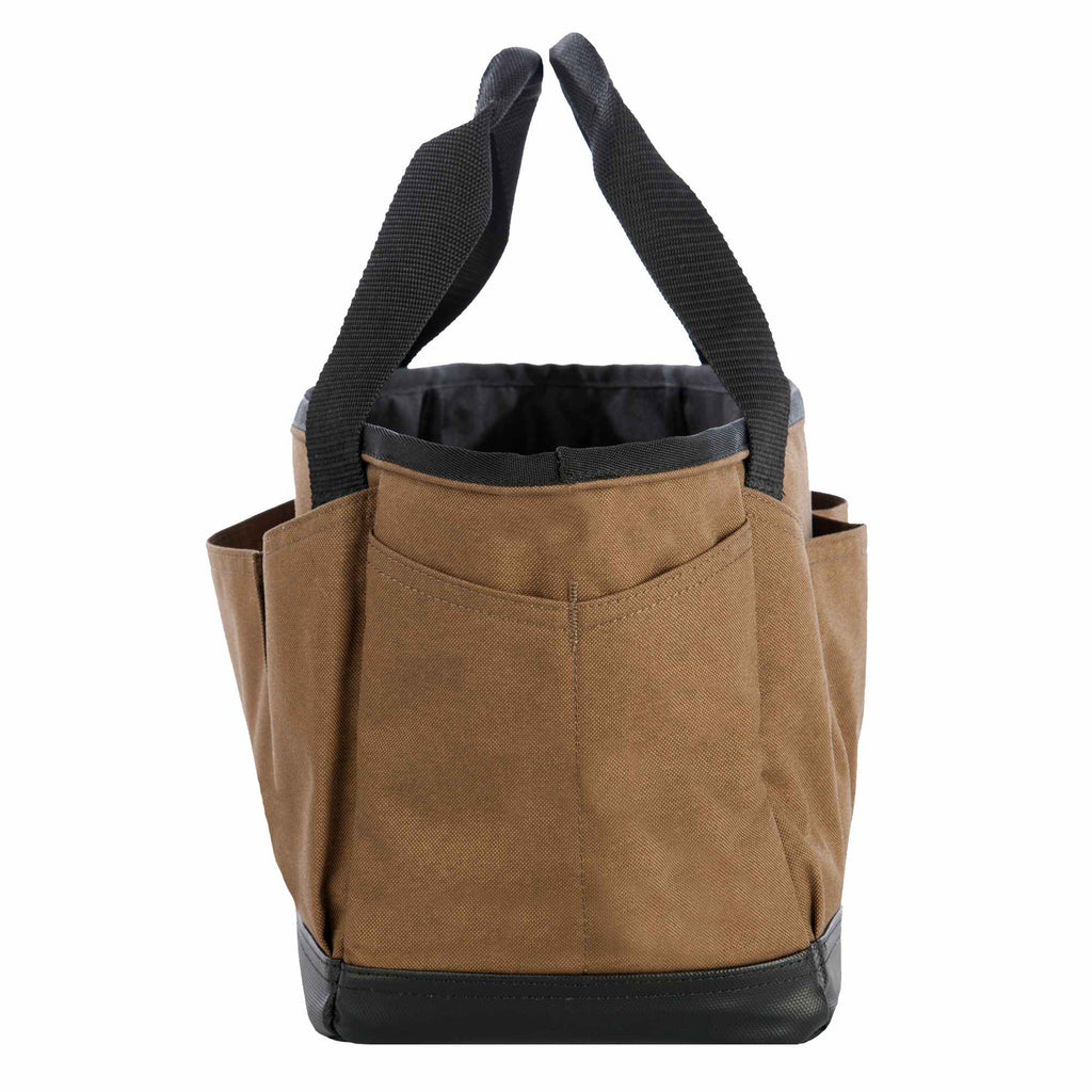 Wolverine Tool Tote with 17 Pockets, 13 Inch - Chestnut - Side