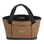 Wolverine Tool Tote with 17 Pockets, 13 Inch Transfer - Chestnut - Front