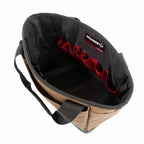 Wolverine Tool Tote with 17 Pockets, 13 Inch Transfer - Chestnut - Top