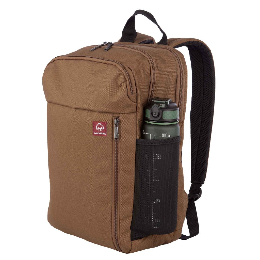Wolverine Transit Backpack, 30L Embroidery - Chestnut - Left Angle