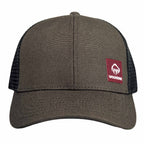 Wolverine Trucker Cap, Red Label Transfer - Black Olive - Front