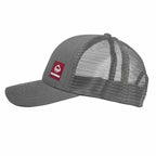 Wolverine Trucker Cap, Red Label Transfer - Grey - Left Side
