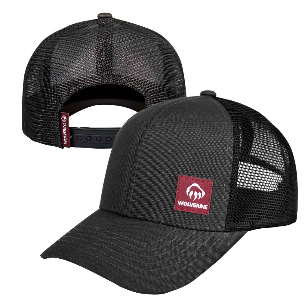 Wolverine Trucker Cap, Red Label Transfer - Onyx - Right Angle