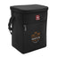 Wolverine Vertical Canvas Cooler for 12 Cans Embroidery - Black - Right Angle