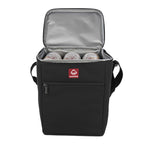 Wolverine Vertical Canvas Cooler for 12 Cans Transfer - Black - Open Front