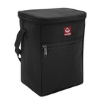 Wolverine Vertical Canvas Cooler for 12 Cans Transfer - Black - Right Angle 2