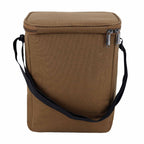Wolverine Vertical Canvas Cooler for 12 Cans Transfer - Chestnut - Back