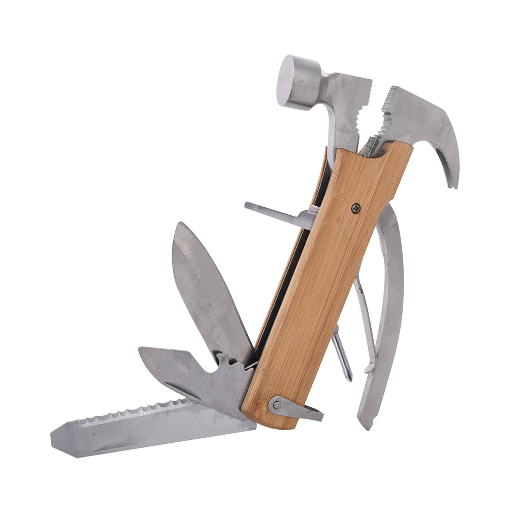 Wooden Hammer Multi-Tool, Twelve-Way - Wood - Inset_Blank