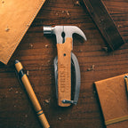 Wooden Hammer Multi-Tool, Twelve-Way - Wood - Lifestyle_Laser