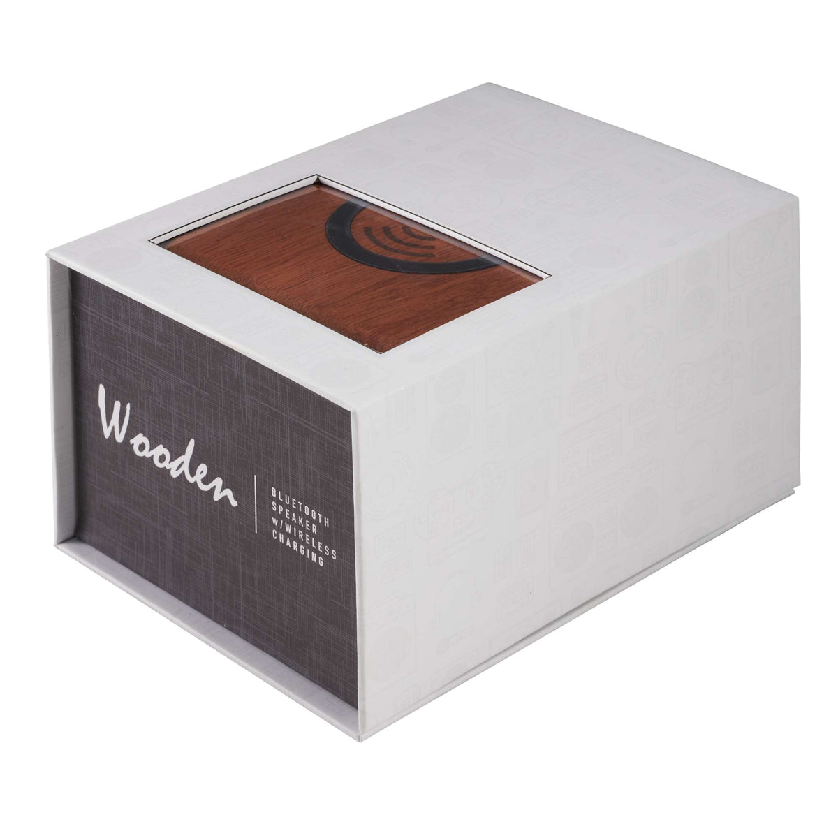 Wooden Speaker with Wireless Charging Top - Wood - Photo 8