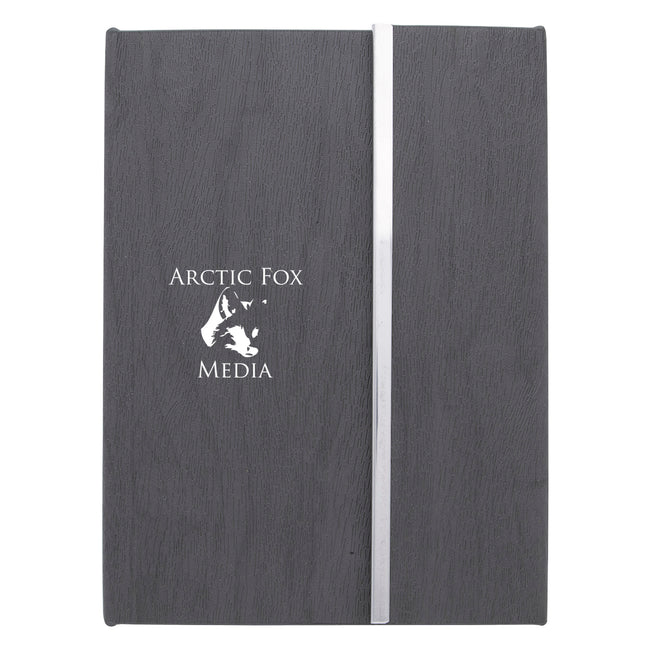 Woodgrain Padfolio, Sticky Notes and Flags