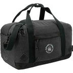Woodland Cotton Canvas Duffel Bag with Carabiner - Black - Right Angle