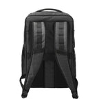 Work Anywhere Laptop Backpack with Organizer Pouch, 15 Inch Embroidery - Charcoal - Back
