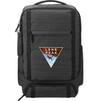 Work Anywhere Laptop Backpack with Organizer Pouch, 15 Inch Embroidery - Charcoal - Front