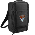 Work Anywhere Laptop Backpack with Organizer Pouch, 15 Inch Embroidery - Charcoal - Right Angle