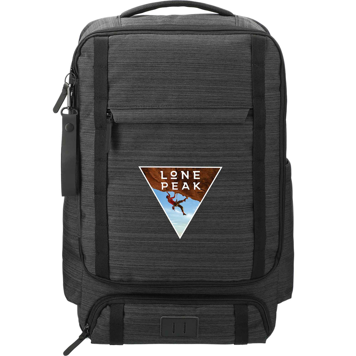 Work Anywhere Laptop Backpack with Organizer Pouch, 15 Inch Transfer - Charcoal - Front