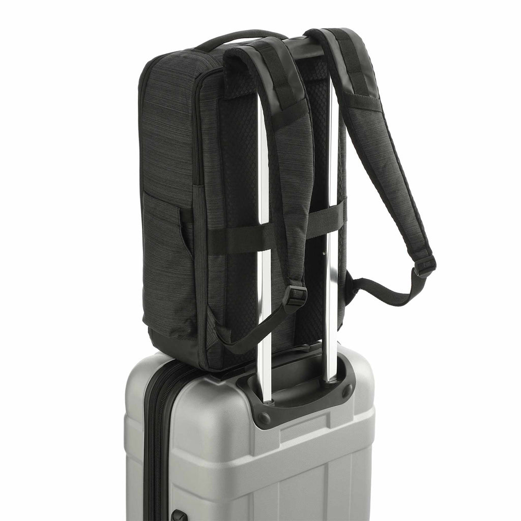 Work Anywhere Laptop Backpack with Organizer Pouch, 15 Inch Transfer - Charcoal - Left Angle