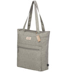 Work Anywhere Laptop Tote in Recycled Polyester Embroidery - Gray - Left Angle