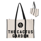Wrap Around Tote Bag in Recycled Canvas - Natural - Silk Screen