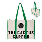 Wrap Around Tote Bag in Recycled Canvas - Natural - Silk Screen