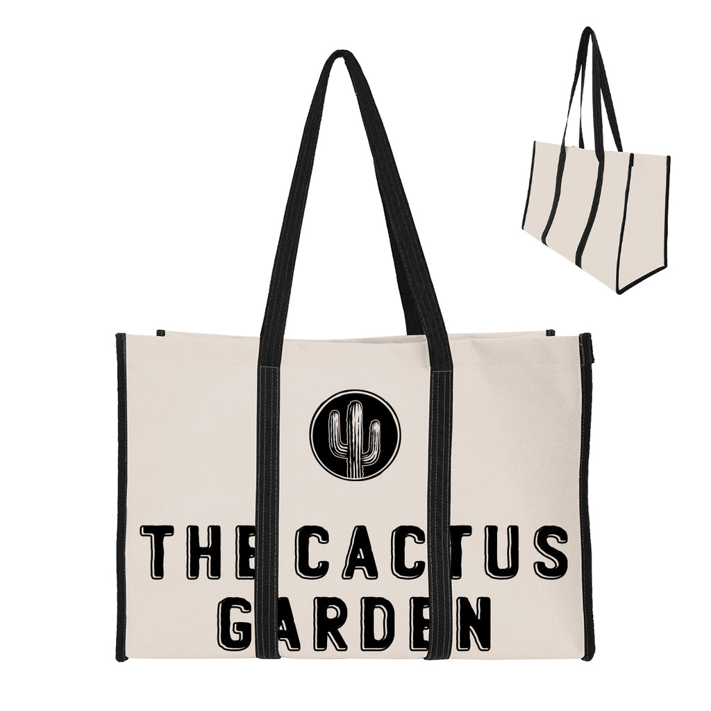 Wrap Around Tote Bag in Recycled Canvas - Silk Screen