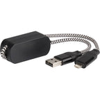 Wrist Link 5-in-1 Charging Lanyard, 65W Full Color - Black/Silver - Detail 2