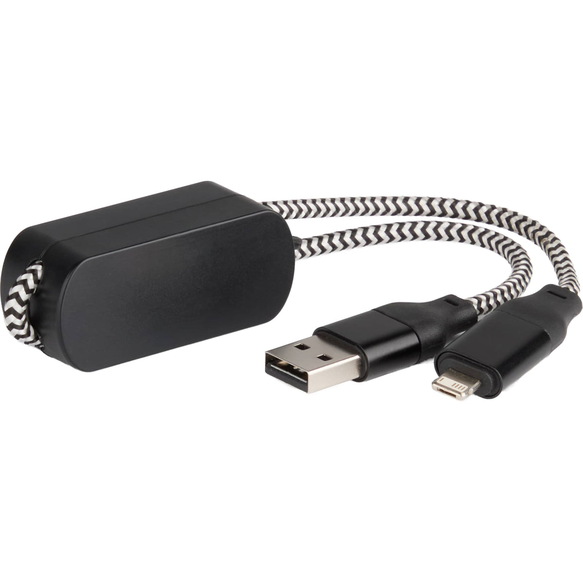 Wrist Link 5-in-1 Charging Lanyard, 65W Full Color - Black/Silver - Detail 2