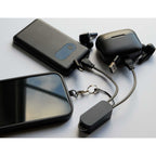 Wrist Link 5-in-1 Charging Lanyard, 65W Full Color - Black/Silver - Detail 4