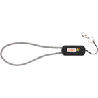 Wrist Link 5-in-1 Charging Lanyard, 65W Full Color - Black/Silver - Front