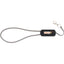 Wrist Link 5-in-1 Charging Lanyard, 65W Full Color - Black/Silver - Front