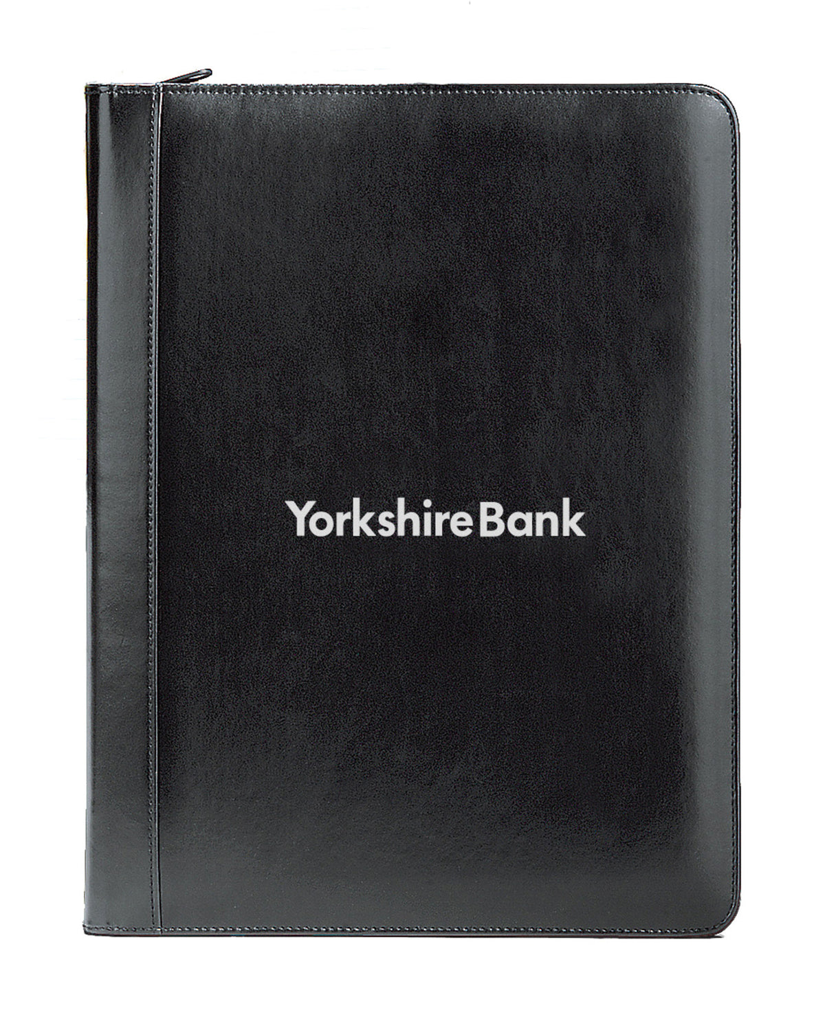 Writer's Zippered Ring Binder Padfolio, 1 Inch - Black - View 1