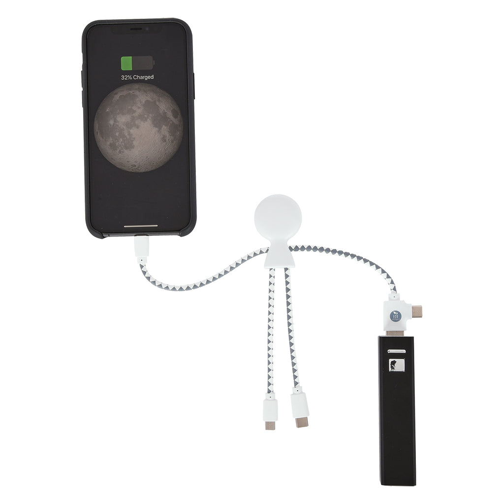 Xoopar Mr Bio Charging Cable, All in One - White - Inset+2