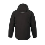 Yamaska 3-in-1 Waterproof Softshell Jacket for Men Embroidery - Black/Black - Back Flat