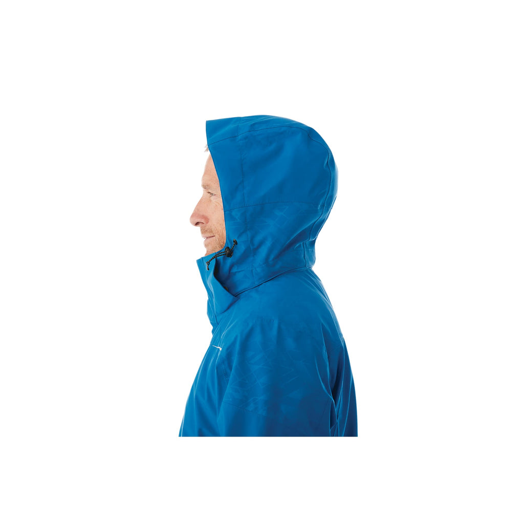 Yamaska 3-in-1 Waterproof Softshell Jacket for Men Embroidery - Olympic Blue/Black - On Model