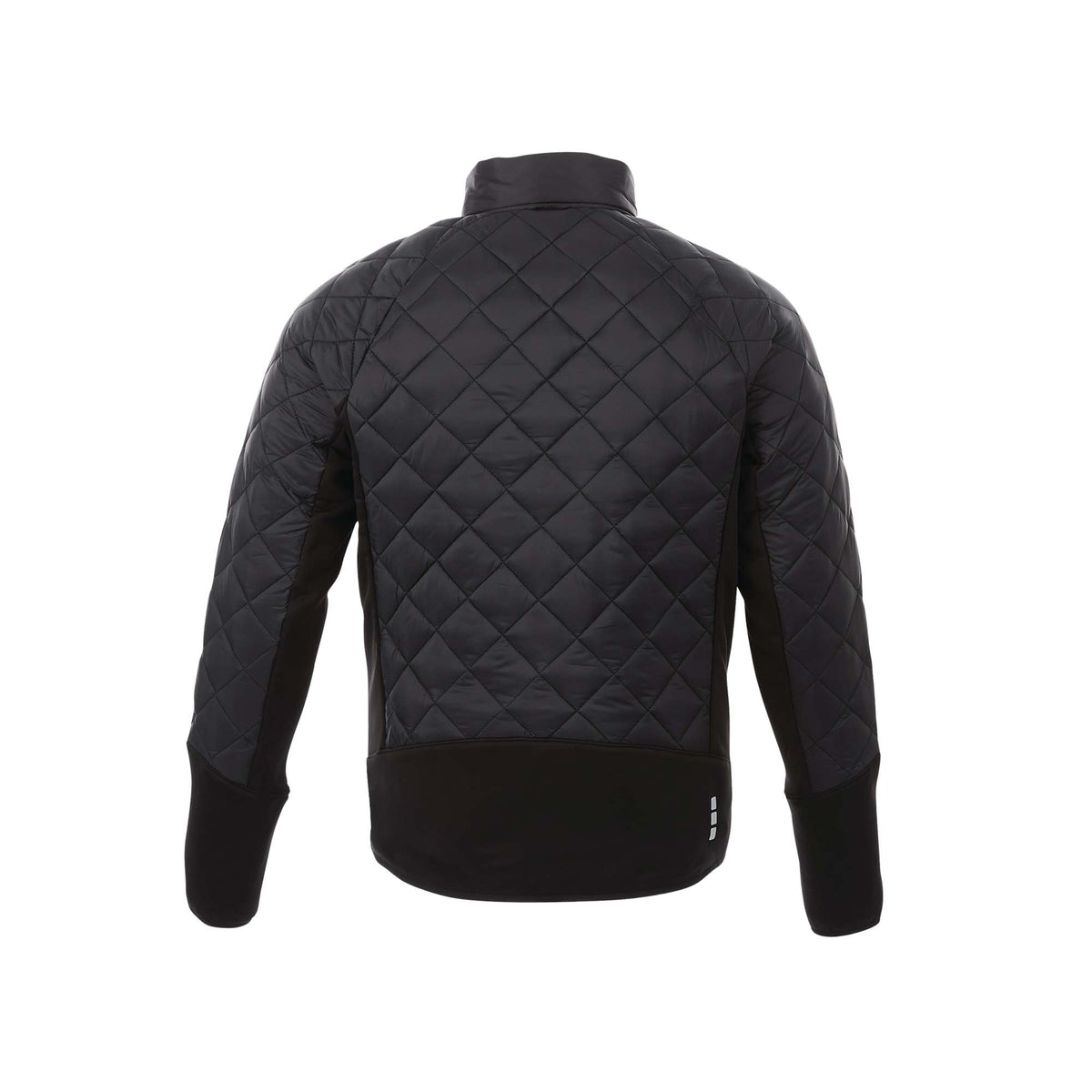 Yamaska 3-in-1 Waterproof Softshell Jacket for Men Laser Engraving - Black/Black - Back Flat 2
