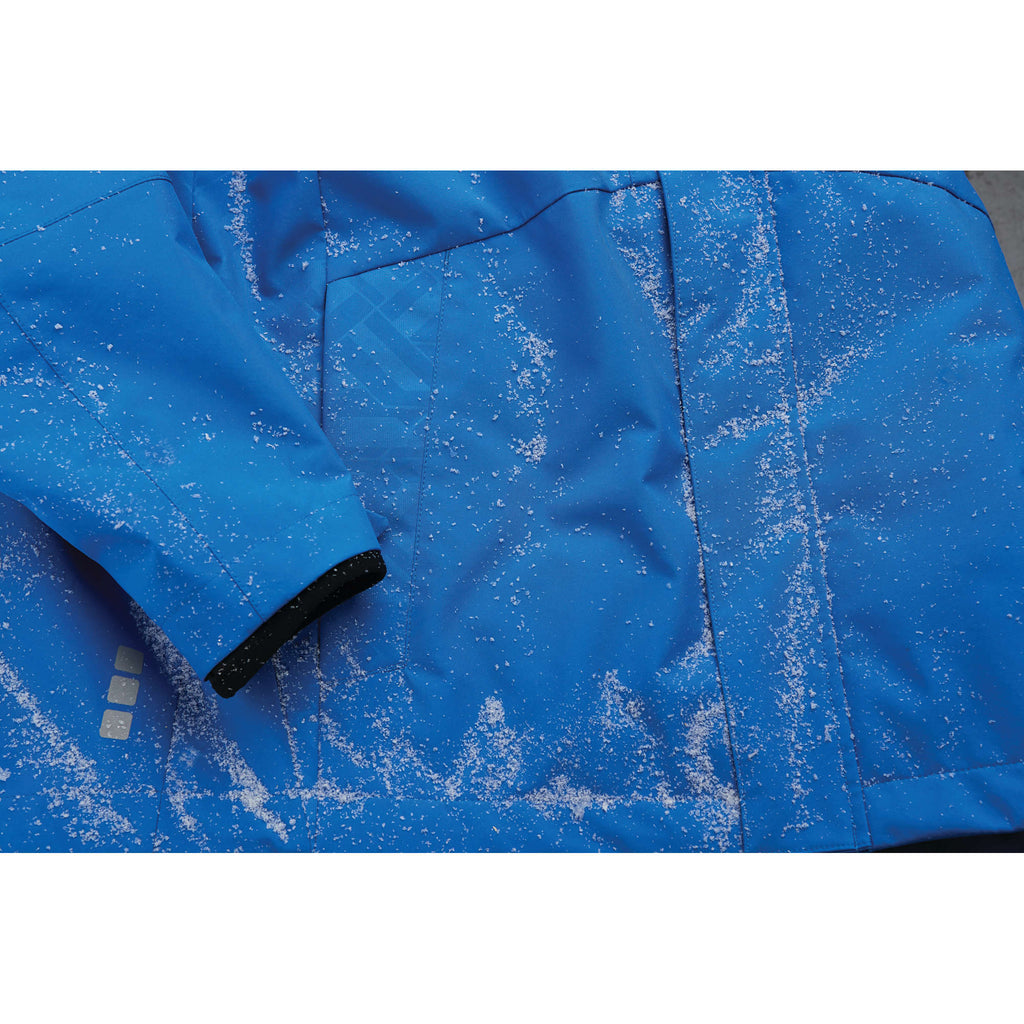 Yamaska 3-in-1 Waterproof Softshell Jacket for Men Laser Engraving - Olympic Blue/Black - Flat